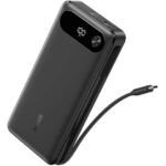 پاوربانک انکر 20000 میلی‌آمپر ۸۷ وات با کابل USB-C یکپارچه مدل A1383H11